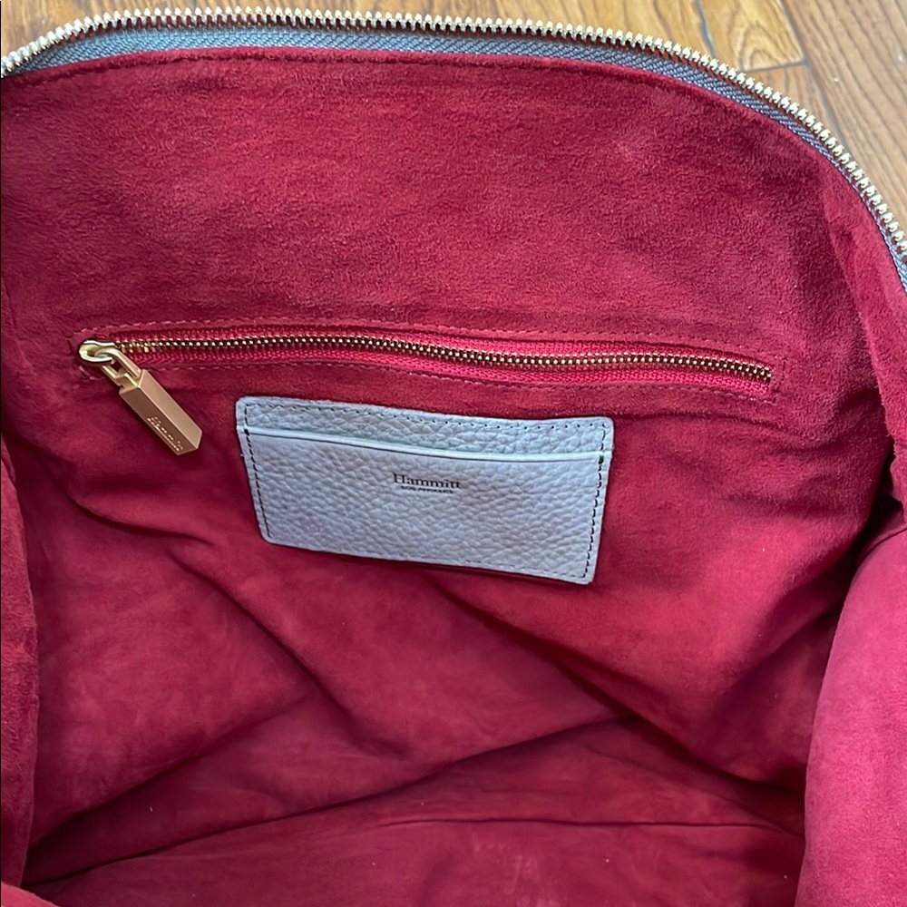 Hammitt Gray Tote with Gold Accents - Picture 7 of 9